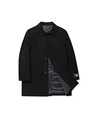 브렌우드 블랙 울캐시미어 블렌디드 하프 코트 BRCBW25541BKX