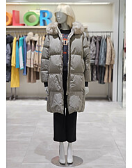 베네통 폭스 퍼 롱 구스 다운 BAPD58461