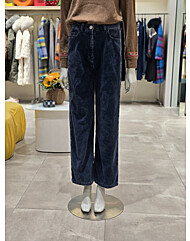 베네통 데님 코듀로이 롱일자 팬츠 BAPTA5561