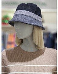 베네통 울 혼방 배색 버킷햇 BCCPA3561