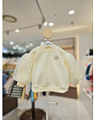 [아가방] 캔디오간자맨투맨티셔츠_아이보리 01P731053