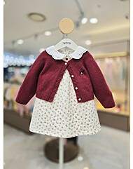 [아가방] 제리베리 원피스(가디건) 세트01 01S724055