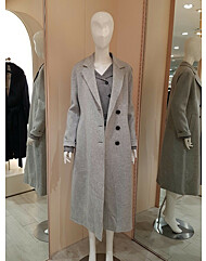 슬림핏 핸드메이드 코트 GJBA0CTJ3