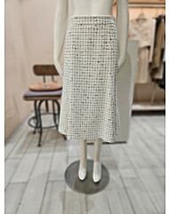 트위드 롱 스커트 GPBA0SK301