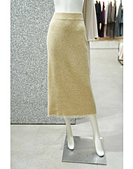 [지고트] 울 프린지 밴딩 니트 스커트 (JS2B1SK501)