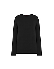 크로커다일레이디 솔리드 라운드 풀오버 이너 티셔츠 CLDWUW901