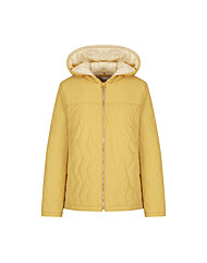 크로커다일레이디 배색 탈부착 퀼팅 숏기장 패딩 점퍼CLESPD901