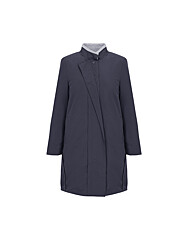 크로커다일레이디 배색 포인트 롱 패딩 점퍼CLCWPD101