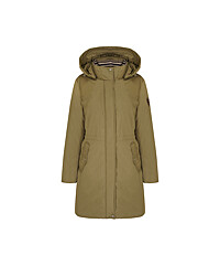 크로커다일레이디 후드 탈부착 안사시 롱 야상형 패딩 점퍼CLCWPD206