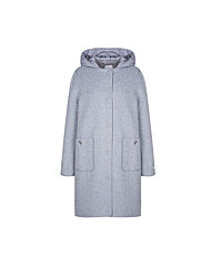 크로커다일레이디 패딩 안감 후드형 코트CLDWCT106