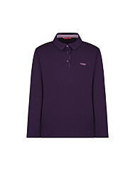 크로커다일레이디 배색 와팬 카라 반오픈 티셔츠CLDWTS907