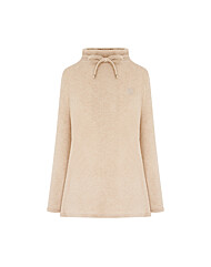 크로커다일레이디 프릴 리본넥 반폴라 티셔츠CLCWTS903