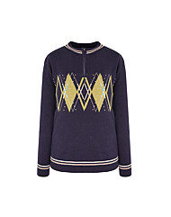 크로커다일레이디 스뱅글 자수 반집업 니트CLCWSW205