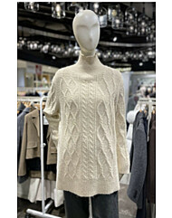 [ON&ON]  하이넥 케이블짜임 롱니트 NJK4WPB20