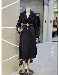 테일러드 벨티드 캐시미어 코트 MXDAHL0010