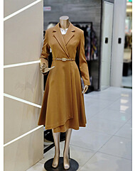 테일러드 칼라 랩 원피스 MXDAWO1150