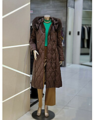 폭스 퍼 후드 덕다운 패딩 점퍼 MYDOPM0990