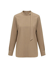 반하이넥 타이 블라우스 MXDAWB1350