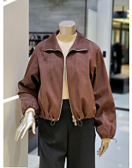 투 웨이 페이크 스위이드 재킷 MZCKLJ8870