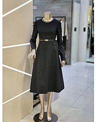 네크리스 플레어 원피스 MYDAWO1020