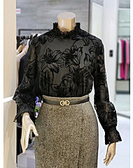 플라워 시스루 블라우스 MYDAWB0540