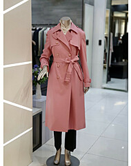 울 더블 트렌치코트 MZAAWY1190