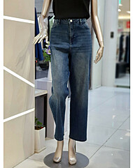 인 밴딩 와이드 데님 팬츠 M1AKDP2410