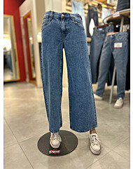 리바이스 여성 배기 와이드레그 블루 청바지(A5929-02)