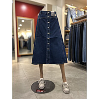 리바이스 여성 데님 롱 웨스턴 스커트 (3NN-02)