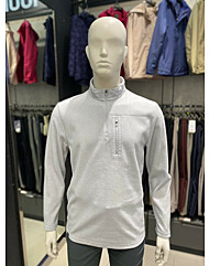 재고정리 남성 겨울 플리스 스트라이프 패턴 자하드티셔츠 3 1MQTSW3009-LG