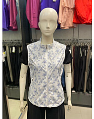 25년 S/S 여성 여름 플라워프린트 아보카베스트 4 1MQVSMU504-WH