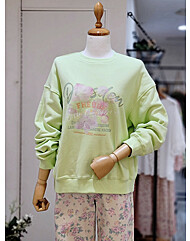 백 오픈 스웨트 티셔츠 T246MST131W