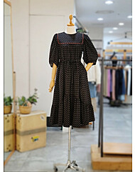 코듀로이 반팔 원피스 T248MOP312W