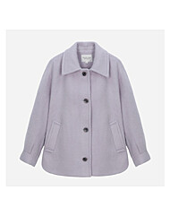 T248MCT237슬리브블루종하프코트