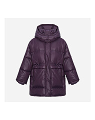 T249MDJ902글로시후드다운점퍼