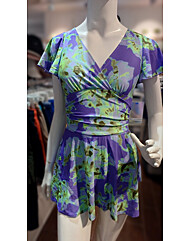 여성셔링 모노키니 스커트 비치원피스