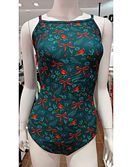 여성 홀리데이 더블 X백 수영복