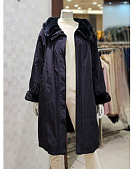 [벨라디터치] V1C4SP31 밍크&위즐 트리밍 퍼코트