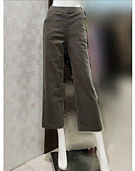 [벨라디터치] V3E4SL26 면스판 일자핏 기모바지