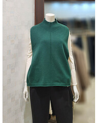 [벨라디터치] V9F4KT35 하이넥 니트 조끼