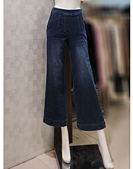 [벨라디터치] V3F4SL31 일자 와이드 기모 청바지