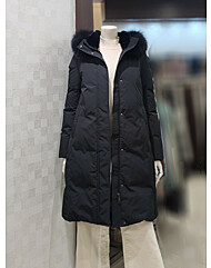 [벨라디터치] V1E4SP24 토끼털 안감 구스 코트