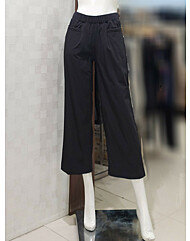 [벨라디터치] V3F4SL35 일자 와이드 기모 스판 바지