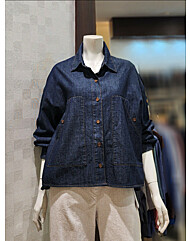 [벨라디터치] V3G1BL27 생지 데님 셔츠