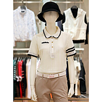 엘르골프 S/S 여성 조직감 폴로 티셔츠 6I-45214-103