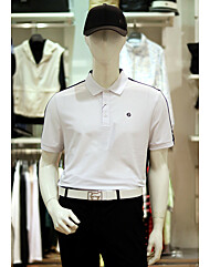 엘르골프 S/S 남성 등판 컬러배색 반팔 폴로티셔츠 6I-35207-100