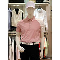 엘르골프 S/S 남성 소매 라글란 배색 반팔티셔츠 6J-35258-400
