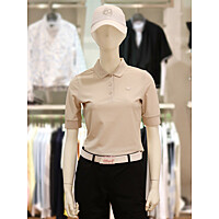 엘르골프 S/S 여성 허니콤 원단 기본 반팔 티셔츠 6J-45201-740