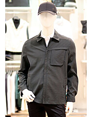 엘르골프 S/S 남성 가슴포켓 포인트 썸머 집업자켓 6I-31203-192