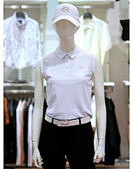 엘르골프 S/S 여성 메쉬하이브리드 민소매 티셔츠 6J-45703-100